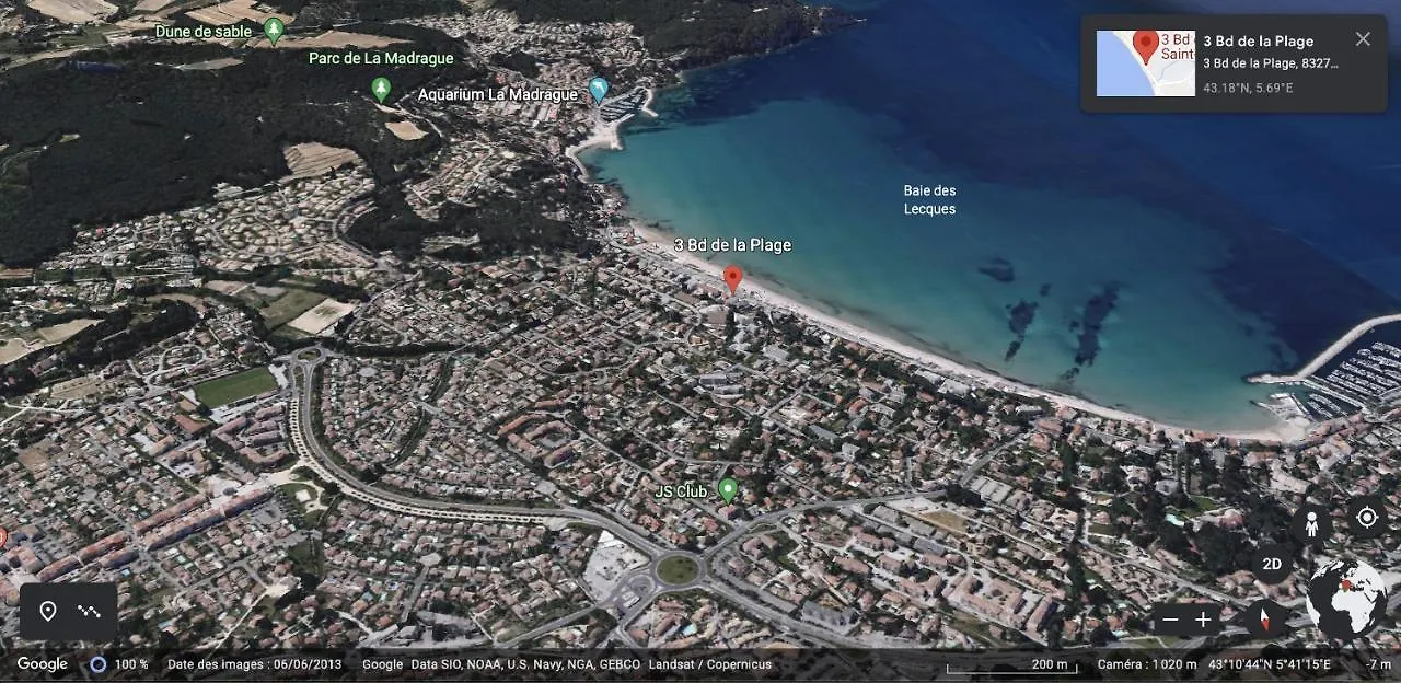 T3 Tout Confort Plage A 20 Metres Saint-Cyr-sur-Mer 0*,  France